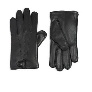 # UGG Faux Fur Lined 3 Point Snap Smart Glove In Black Color New With Tag